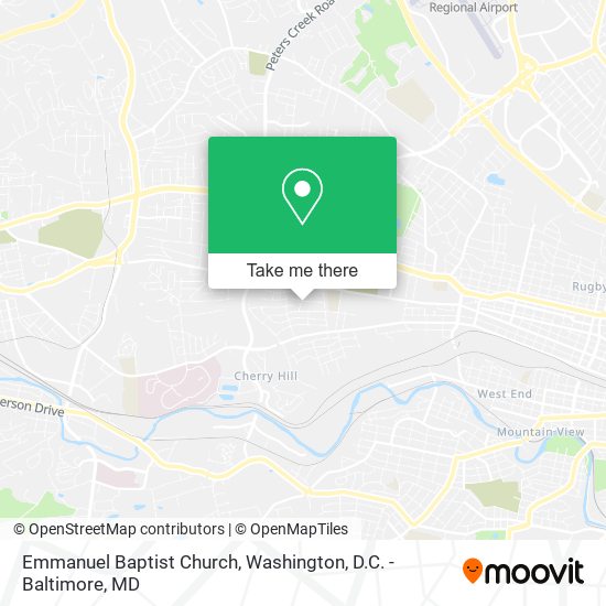 Mapa de Emmanuel Baptist Church