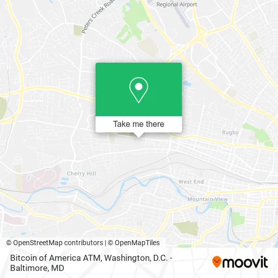 Bitcoin of America ATM map