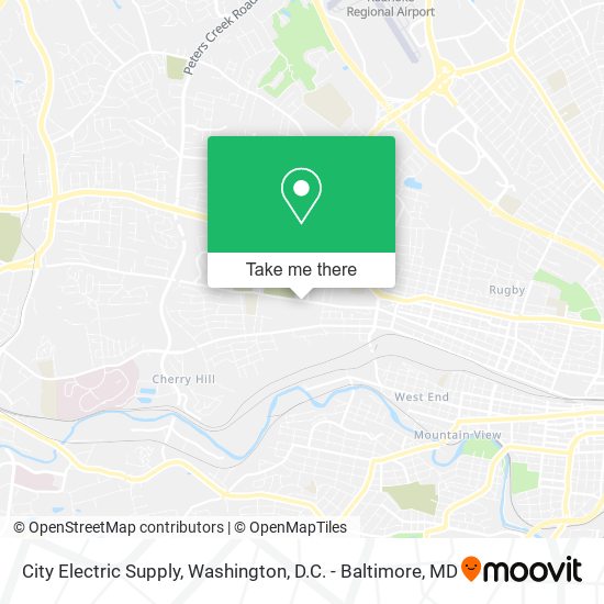 Mapa de City Electric Supply