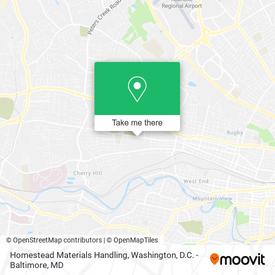Homestead Materials Handling map