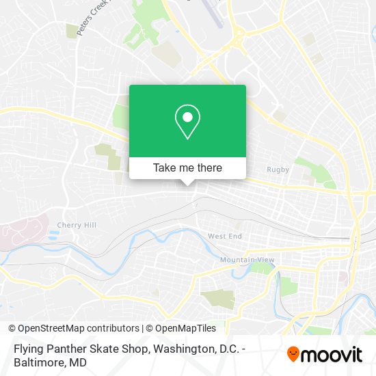 Flying Panther Skate Shop map