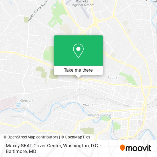 Mapa de Maxey SEAT Cover Center