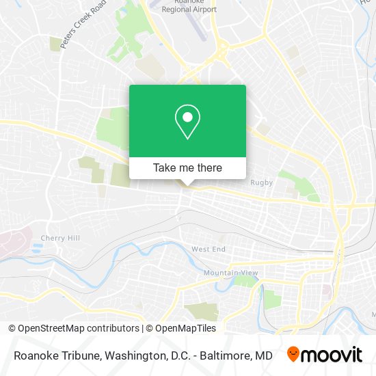 Roanoke Tribune map