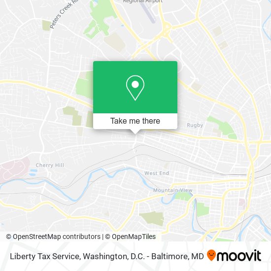 Liberty Tax Service map