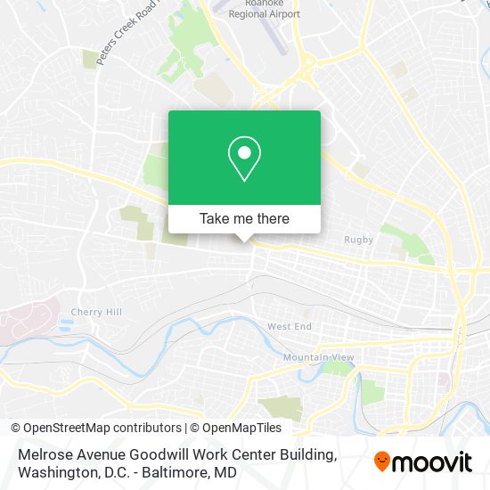 Mapa de Melrose Avenue Goodwill Work Center Building