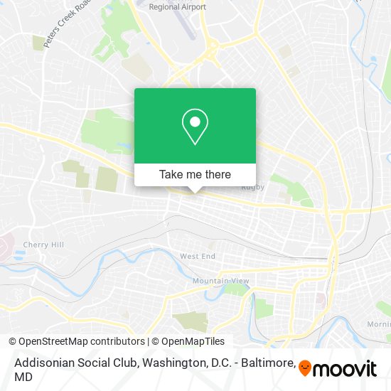 Addisonian Social Club map