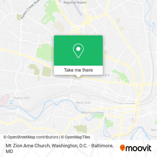 Mapa de Mt Zion Ame Church