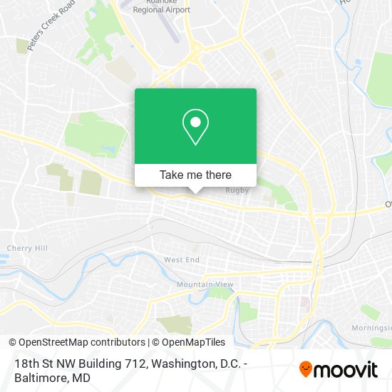 Mapa de 18th St NW Building 712