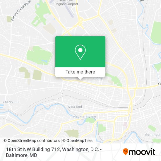 18th St NW Building 712 map