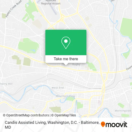 Candis Assisted Living map