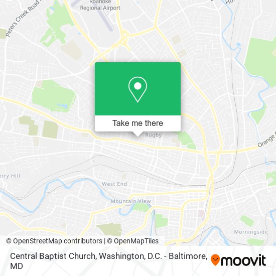 Central Baptist Church map