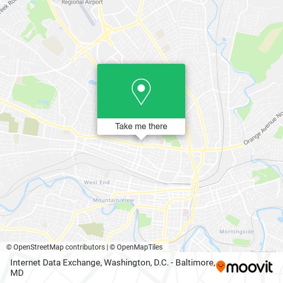 Mapa de Internet Data Exchange