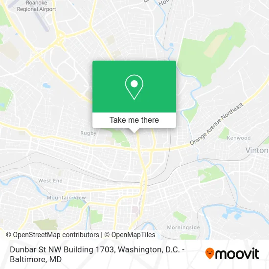 Dunbar St NW Building 1703 map