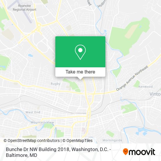 Bunche Dr NW Building 2018 map