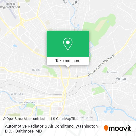 Mapa de Automotive Radiator & Air Conditnng