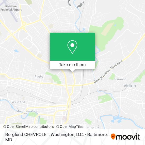 Berglund CHEVROLET map