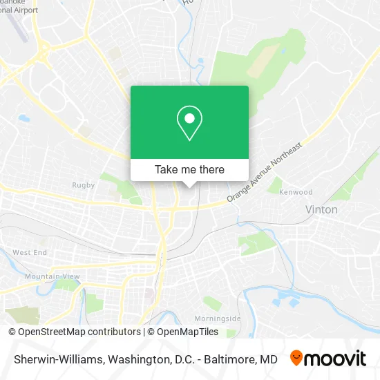 Sherwin-Williams map