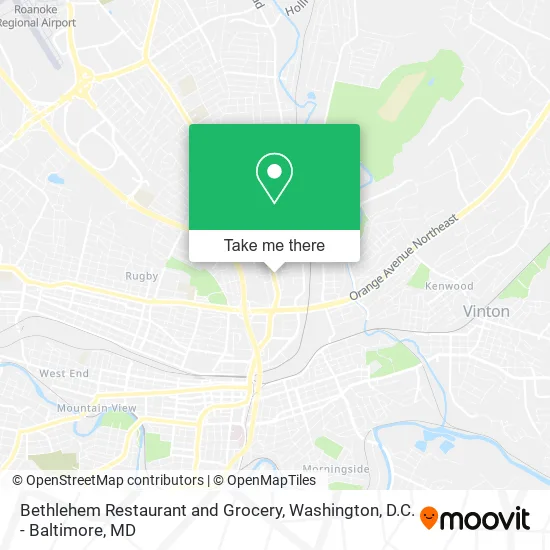 Mapa de Bethlehem Restaurant and Grocery