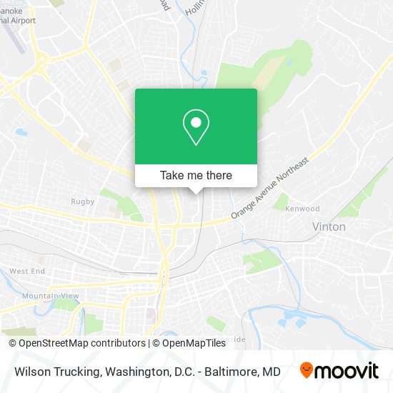 Wilson Trucking map