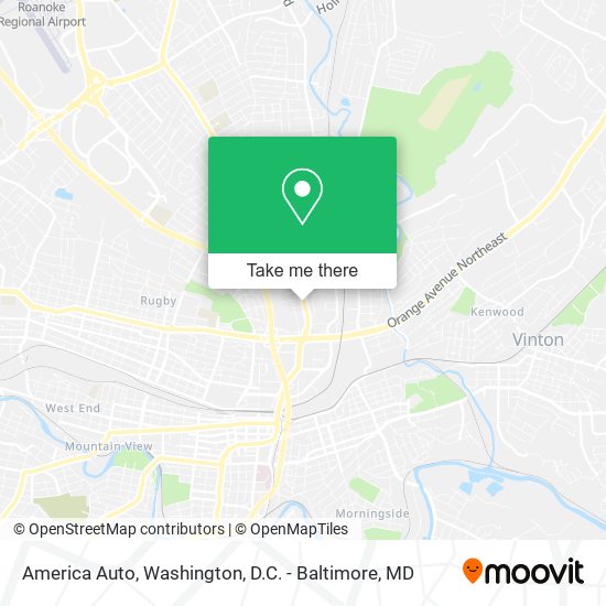America Auto map