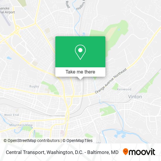 Central Transport map
