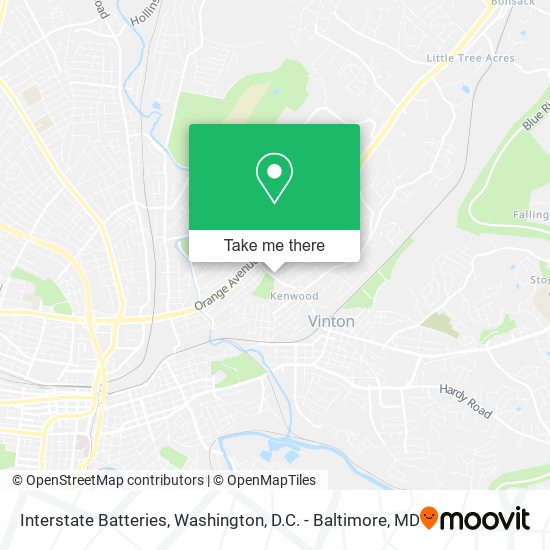 Mapa de Interstate Batteries