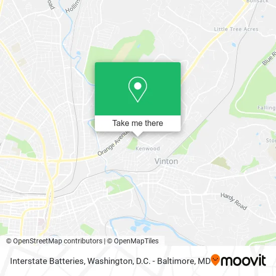 Mapa de Interstate Batteries