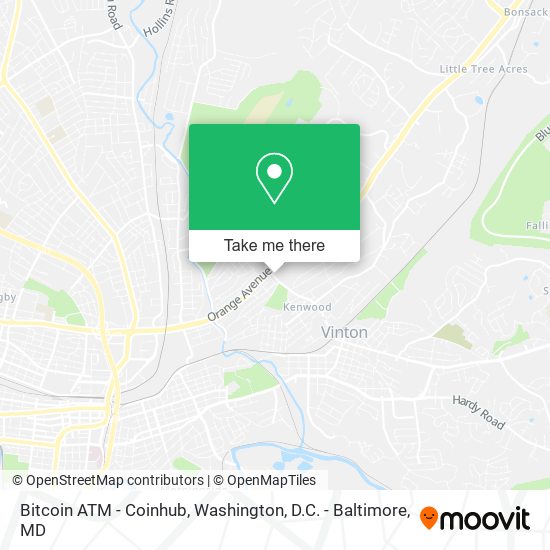 Bitcoin ATM - Coinhub map
