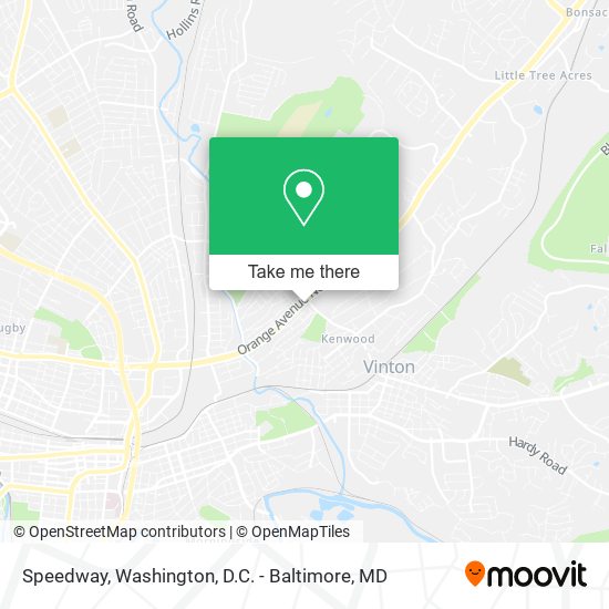 Speedway map