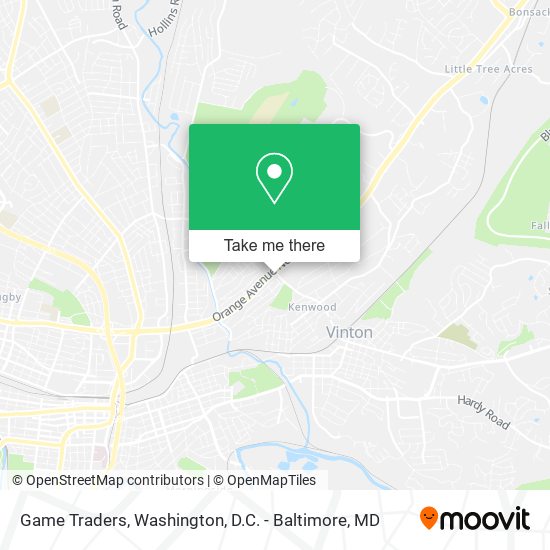 Game Traders map