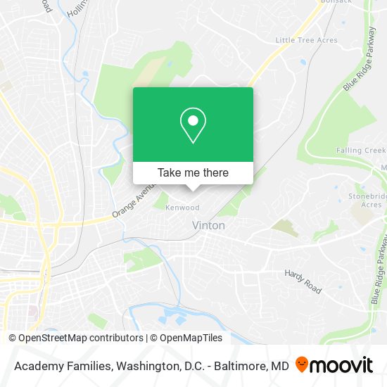 Academy Families map