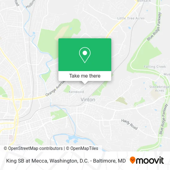 King SB at Mecca map