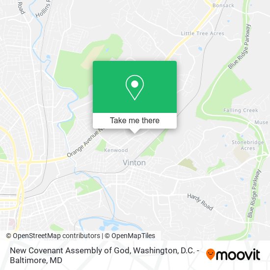 Mapa de New Covenant Assembly of God