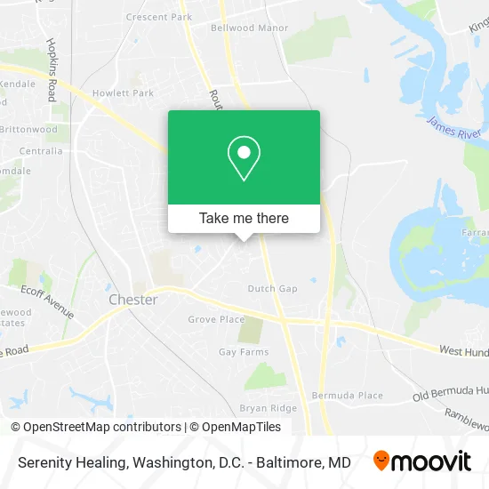 Serenity Healing map