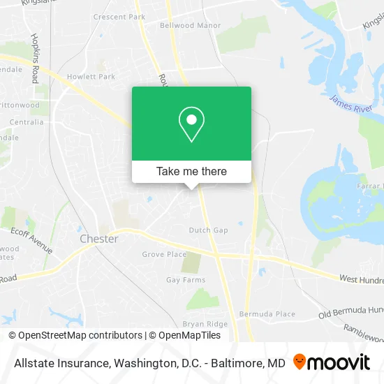 Allstate Insurance map