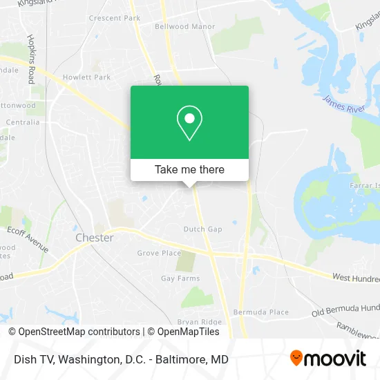 Dish TV map