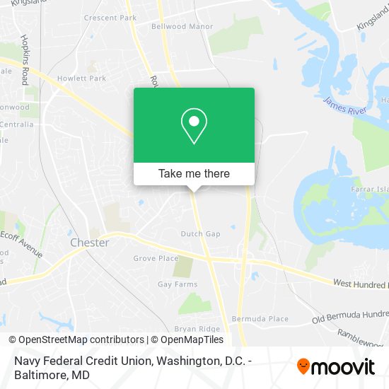 Mapa de Navy Federal Credit Union