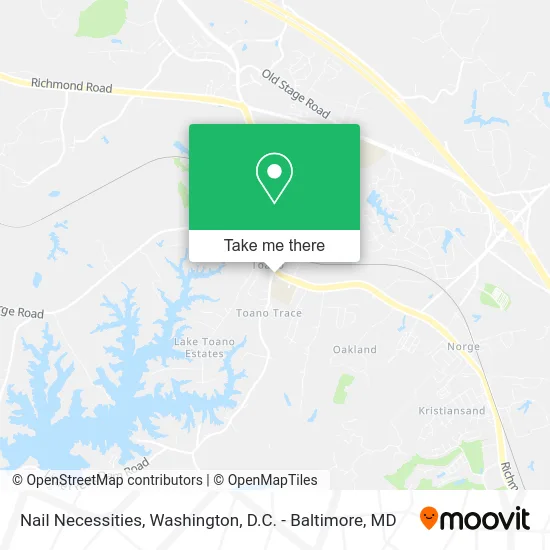 Nail Necessities map