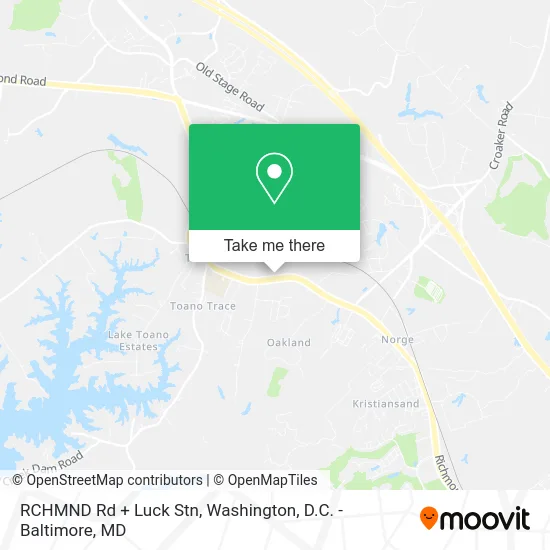 RCHMND Rd + Luck Stn map