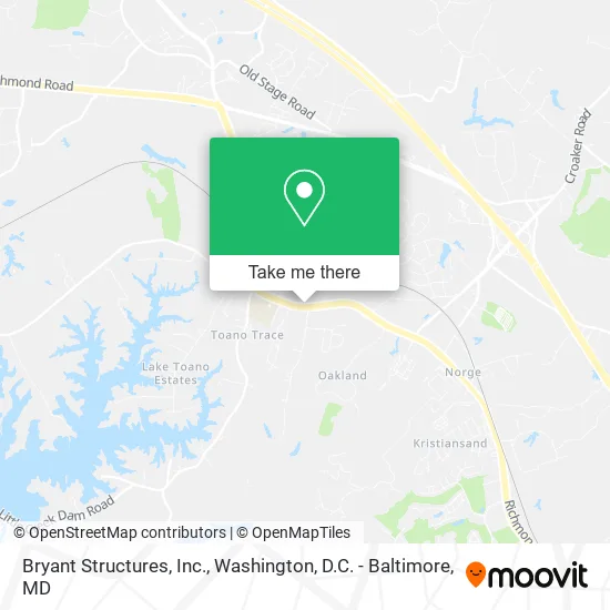 Bryant Structures, Inc. map