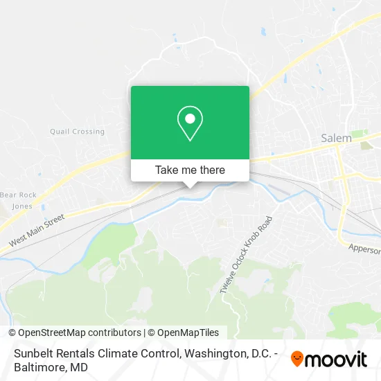 Sunbelt Rentals Climate Control map