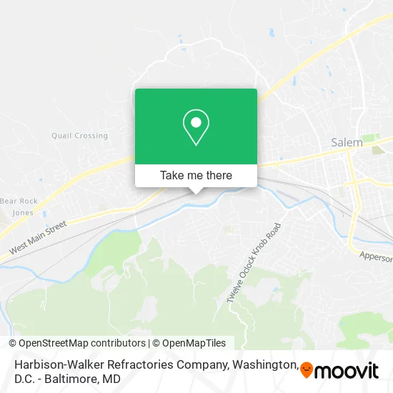Harbison-Walker Refractories Company map