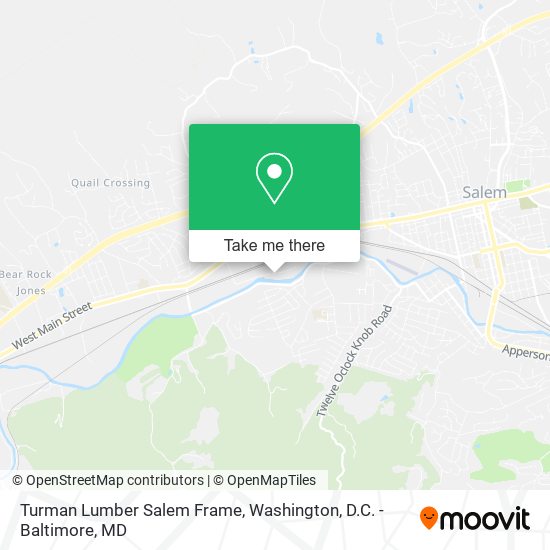 Mapa de Turman Lumber Salem Frame