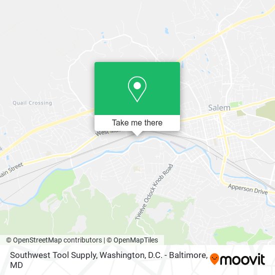 Southwest Tool Supply map