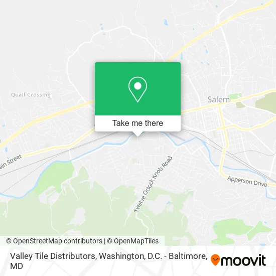 Mapa de Valley Tile Distributors