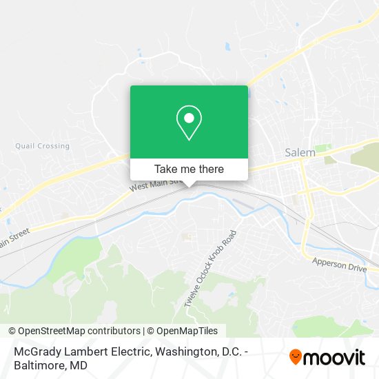 McGrady Lambert Electric map
