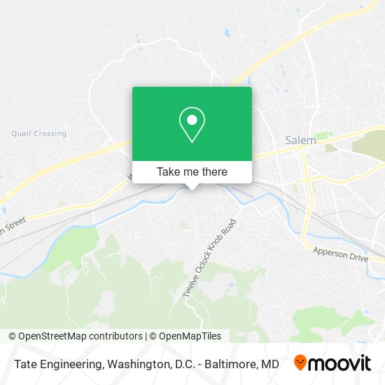 Tate Engineering map