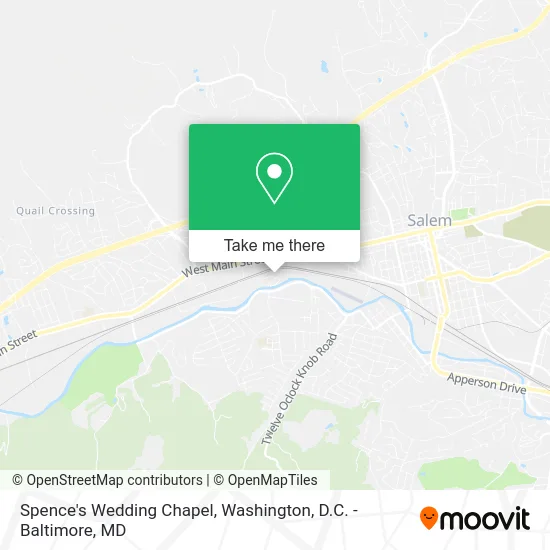 Spence's Wedding Chapel map