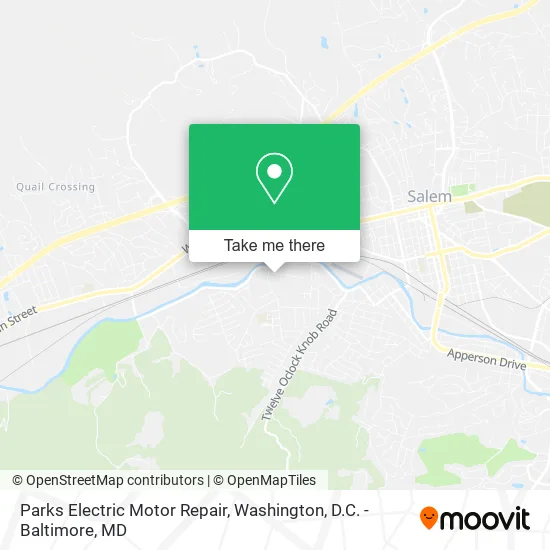 Mapa de Parks Electric Motor Repair