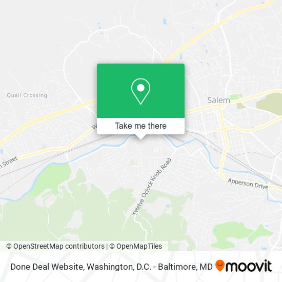 Mapa de Done Deal Website
